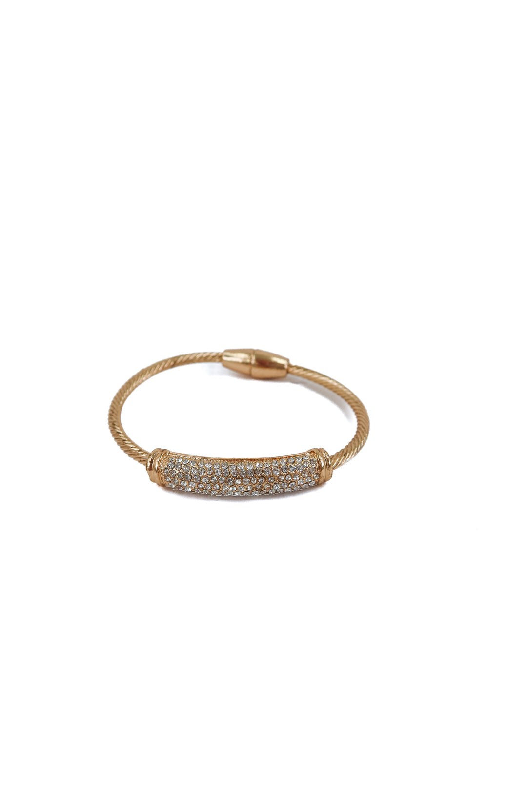 je t'aime by patti stanger rose gold twist crystal bracelet