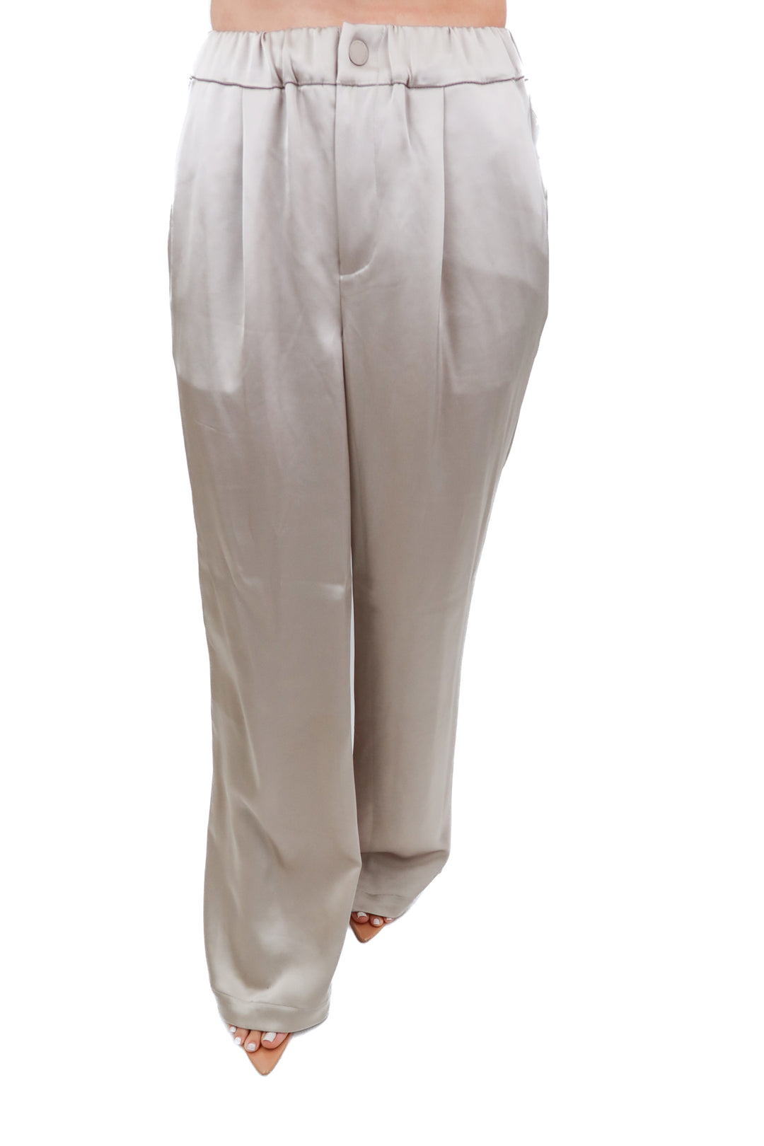 Varley Satin wide leg pant NWT (XS; retail $138)