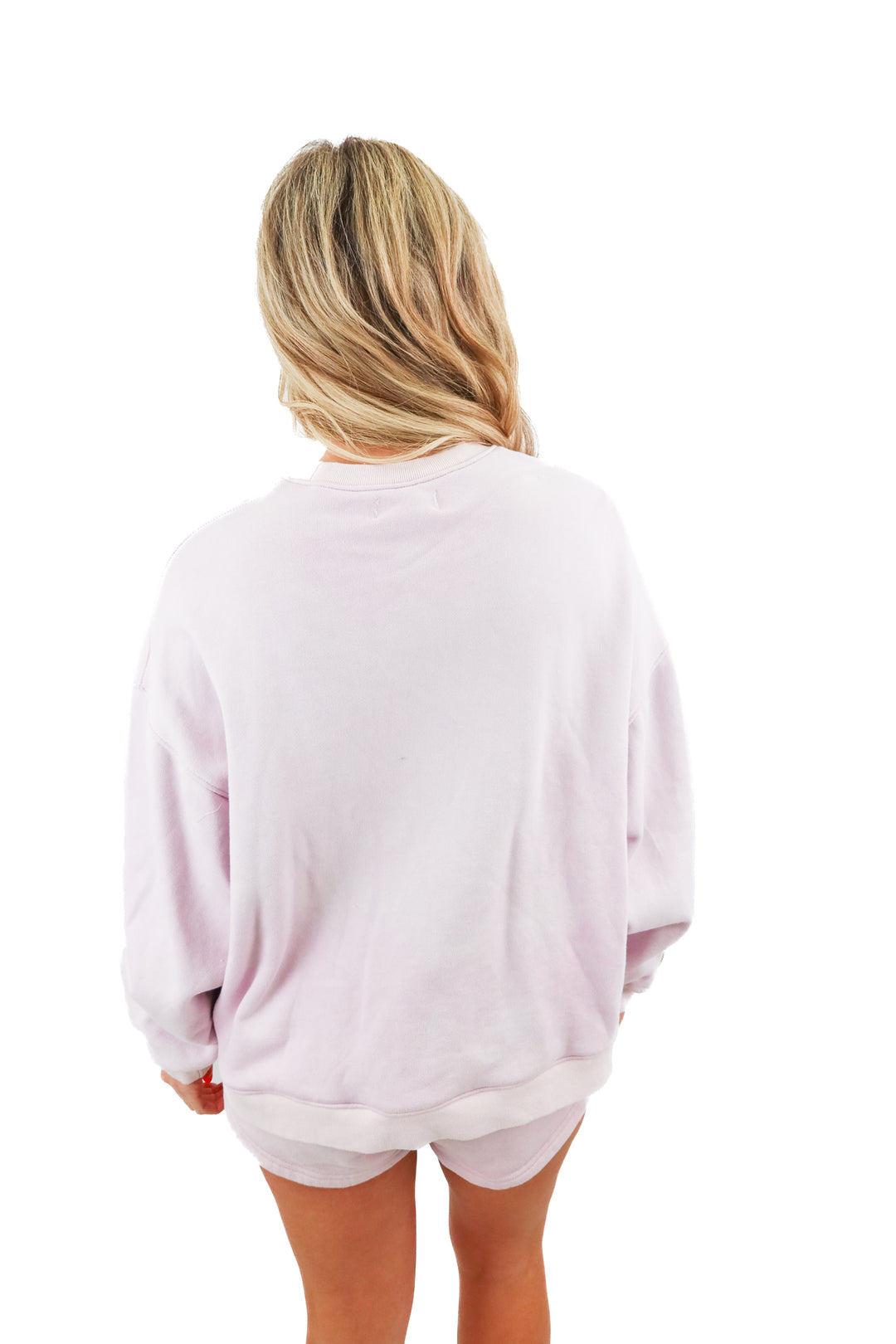 eleven eleven pink sweatshirt (m; retail $118)