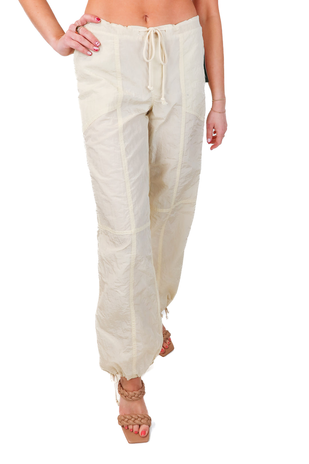 wild fable beige winbreaker pants NWT (XXS)