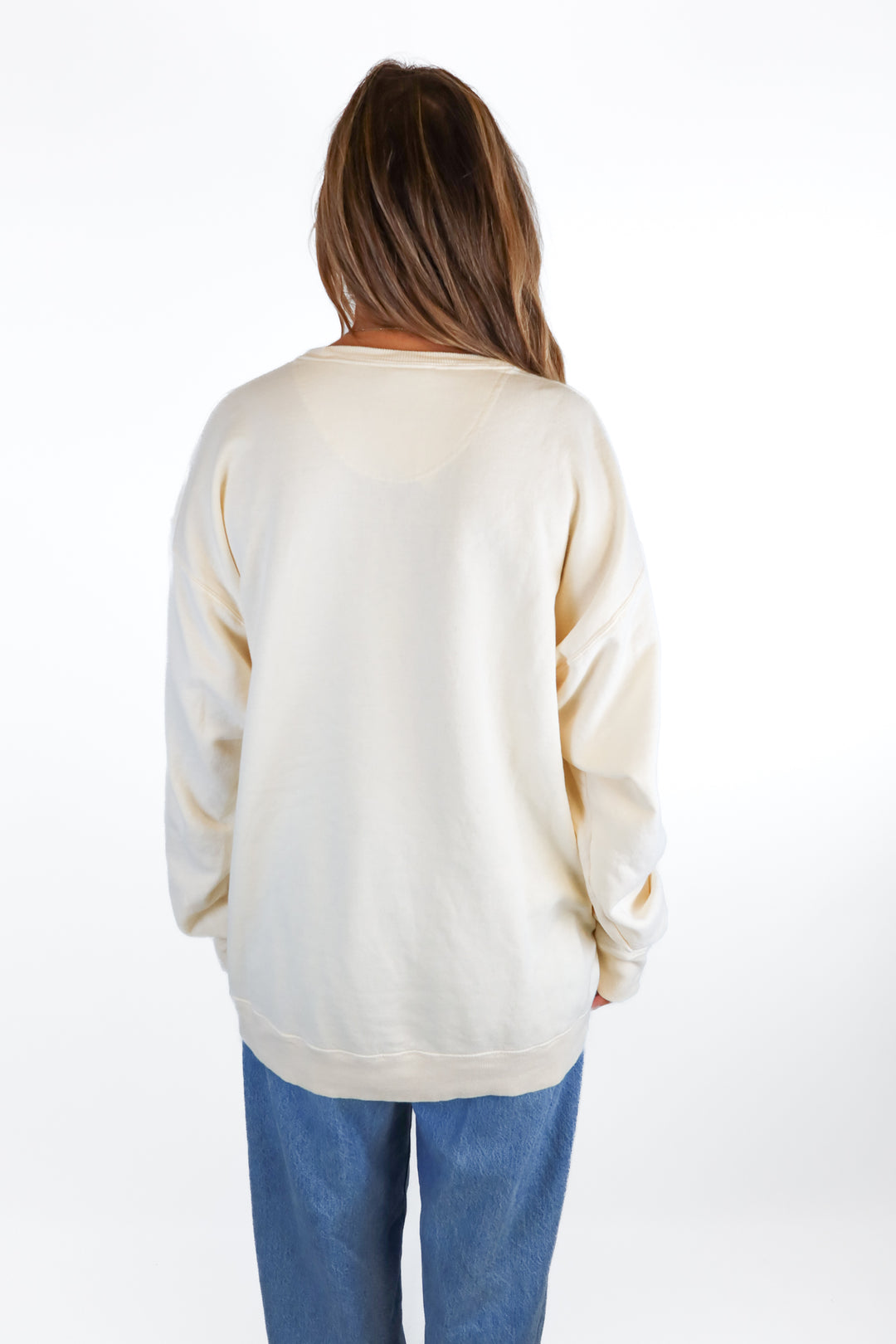 sunbum yellow 'good days daily' oversized crewneck (L)