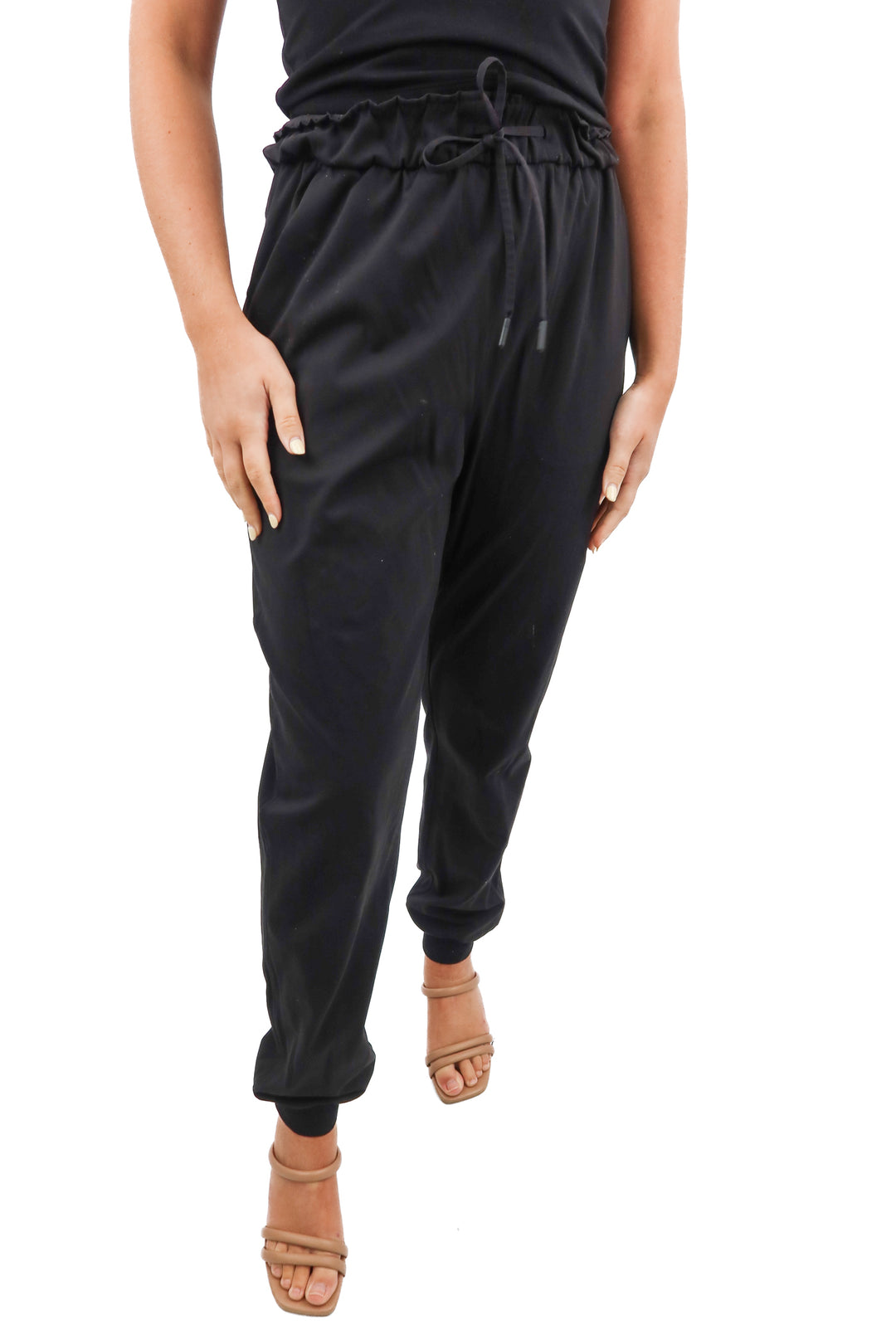 lululemon black joggers (8; retail $128)