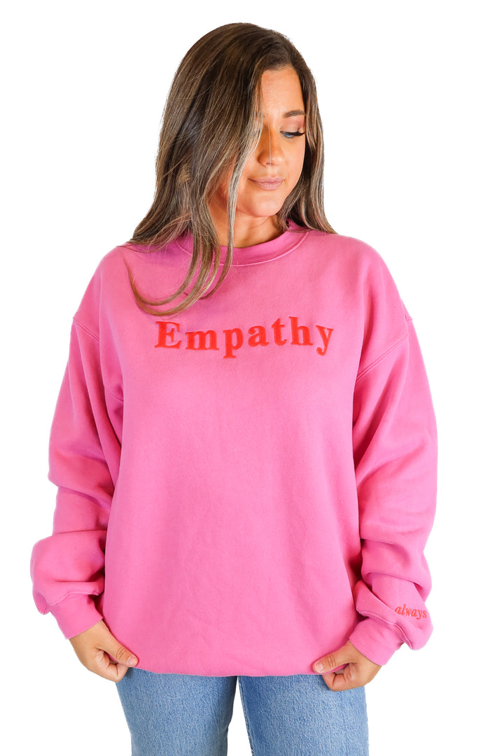 The Mayfair Group Hot Pink Empathy Sweatshirt (M/L)
