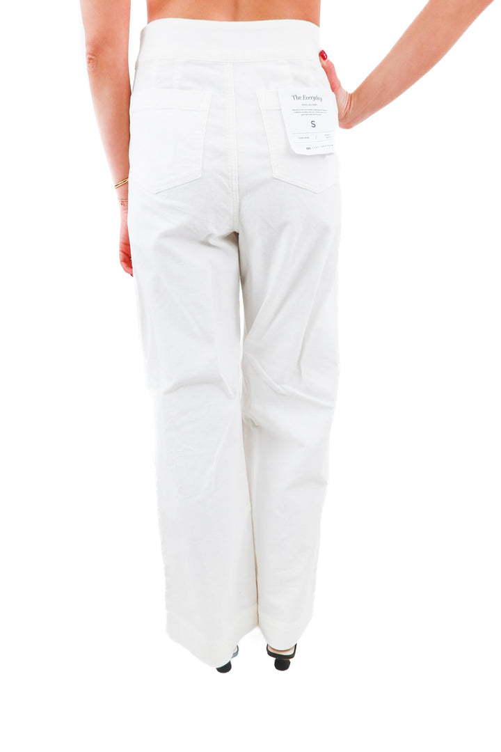 Travis Matthew white everyday cord long pant NWT (S; retail $150)