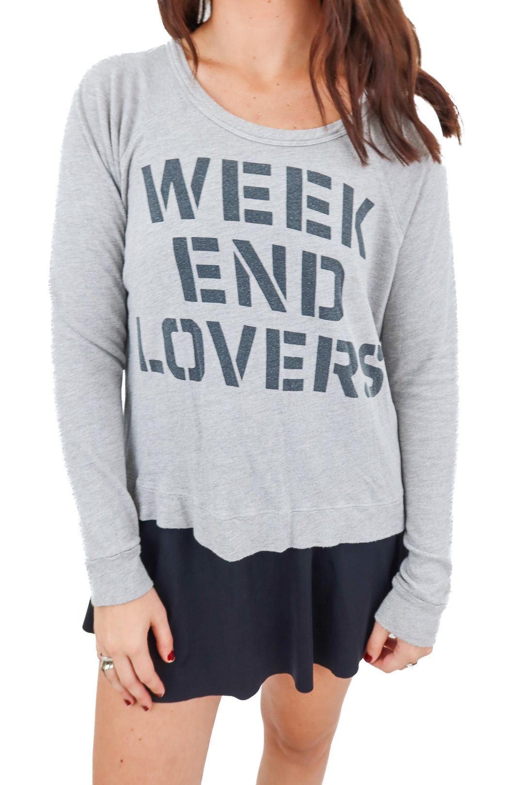 sundry weekend lovers crewneck (3; retail $132)