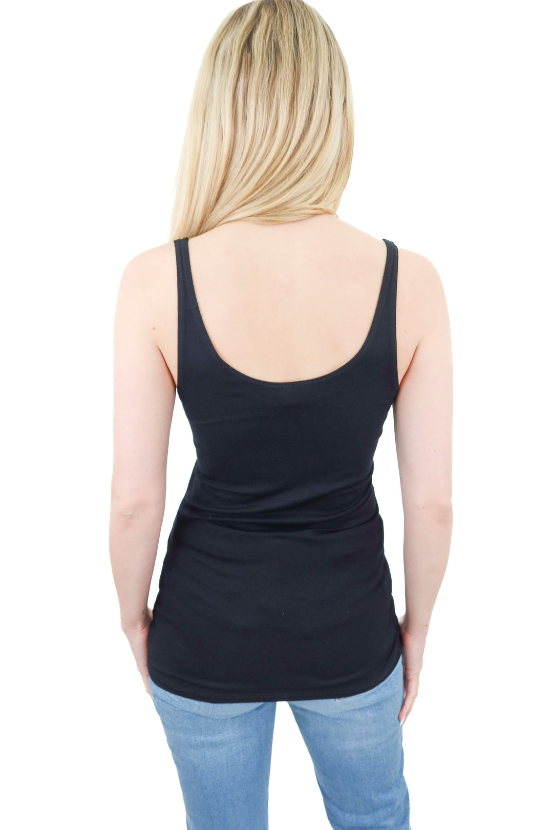 only hearts black tank (m)