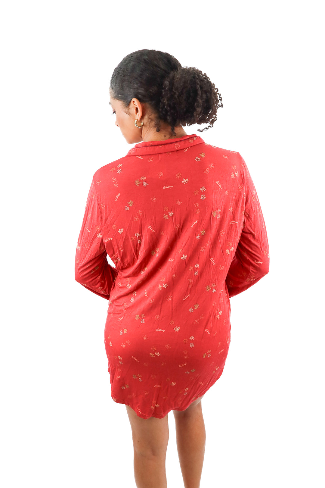 in my sundays fall leaves pj dress (m; retail $72)