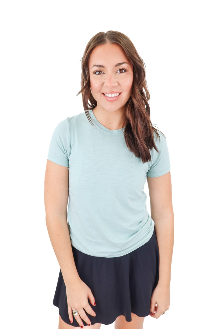travis mathew seafoam green tshirt (xs; retail $85)
