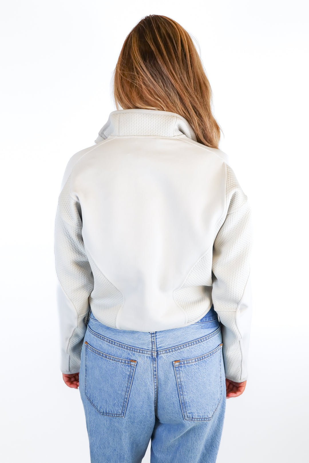Lululemon Beige Half-Zip Pullover (S; retail $118)