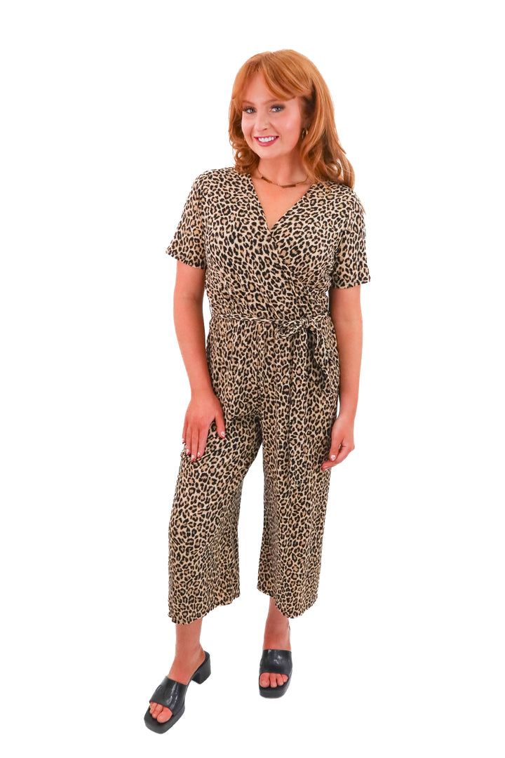 ces femme leopard jumpsuit (s)