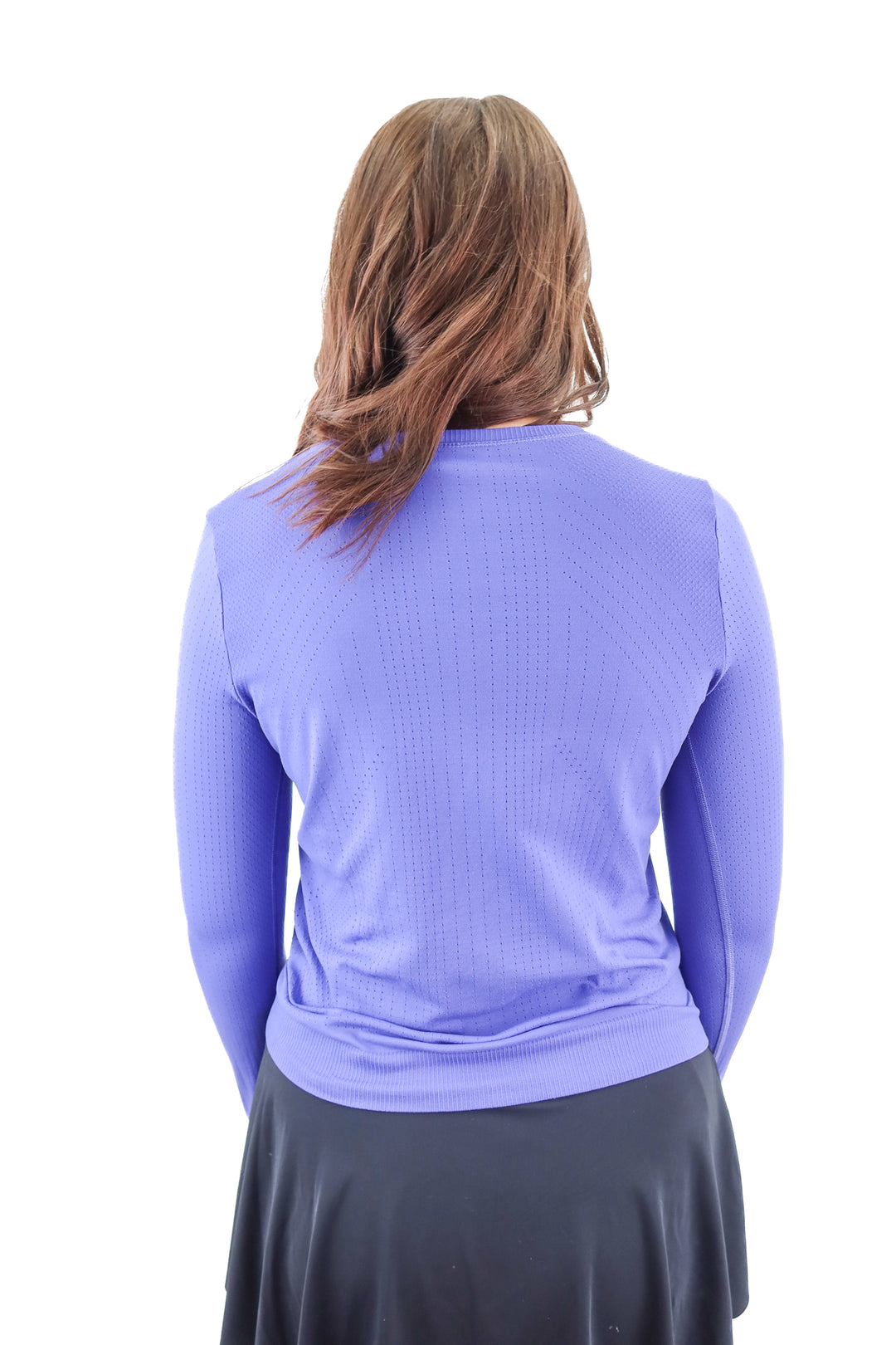 athleta purple long sleeve top (s)