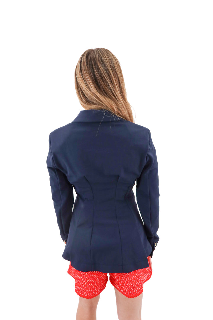 dada sport navy blazer (xs; retail $430)