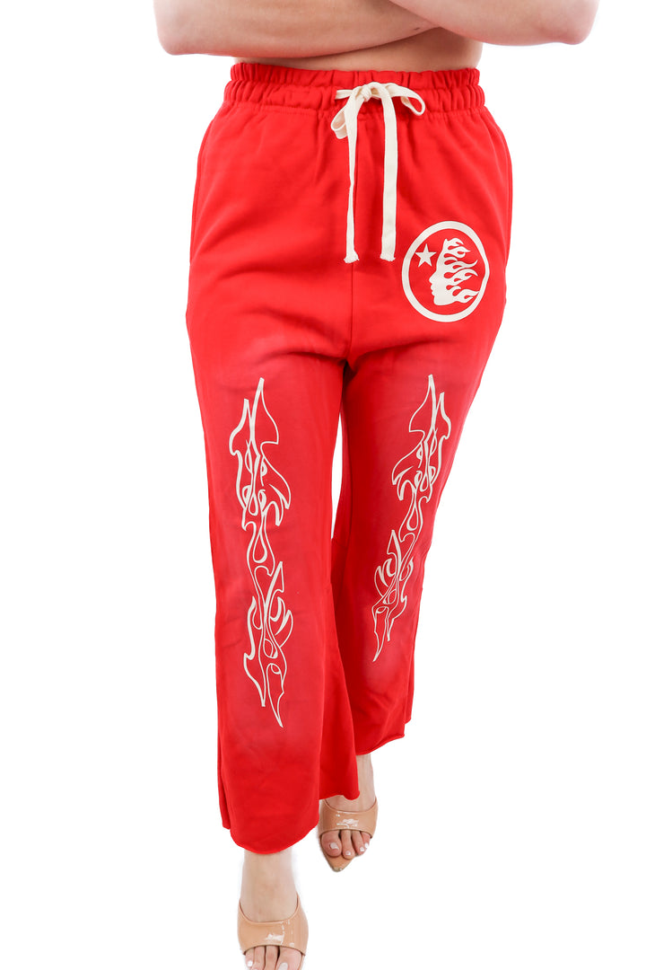 hellstar red flare sweatpants nwt (s; retail $88)