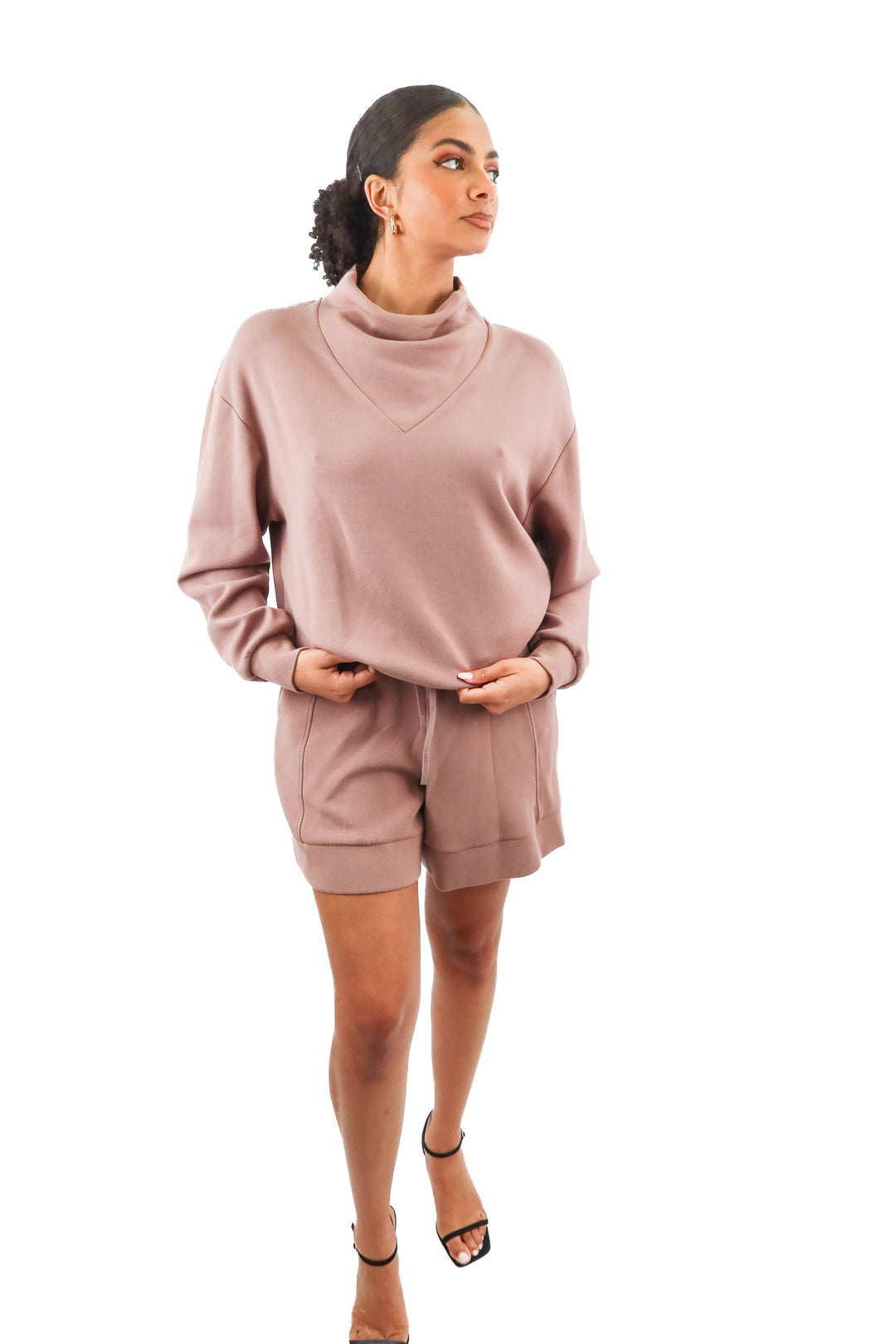 varley taupe lounge set (m; retail $266)
