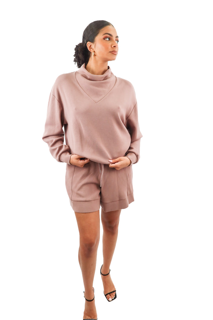 varley taupe lounge set (m; retail $266)