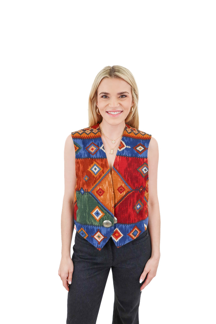 wraps vintage western vest (L)