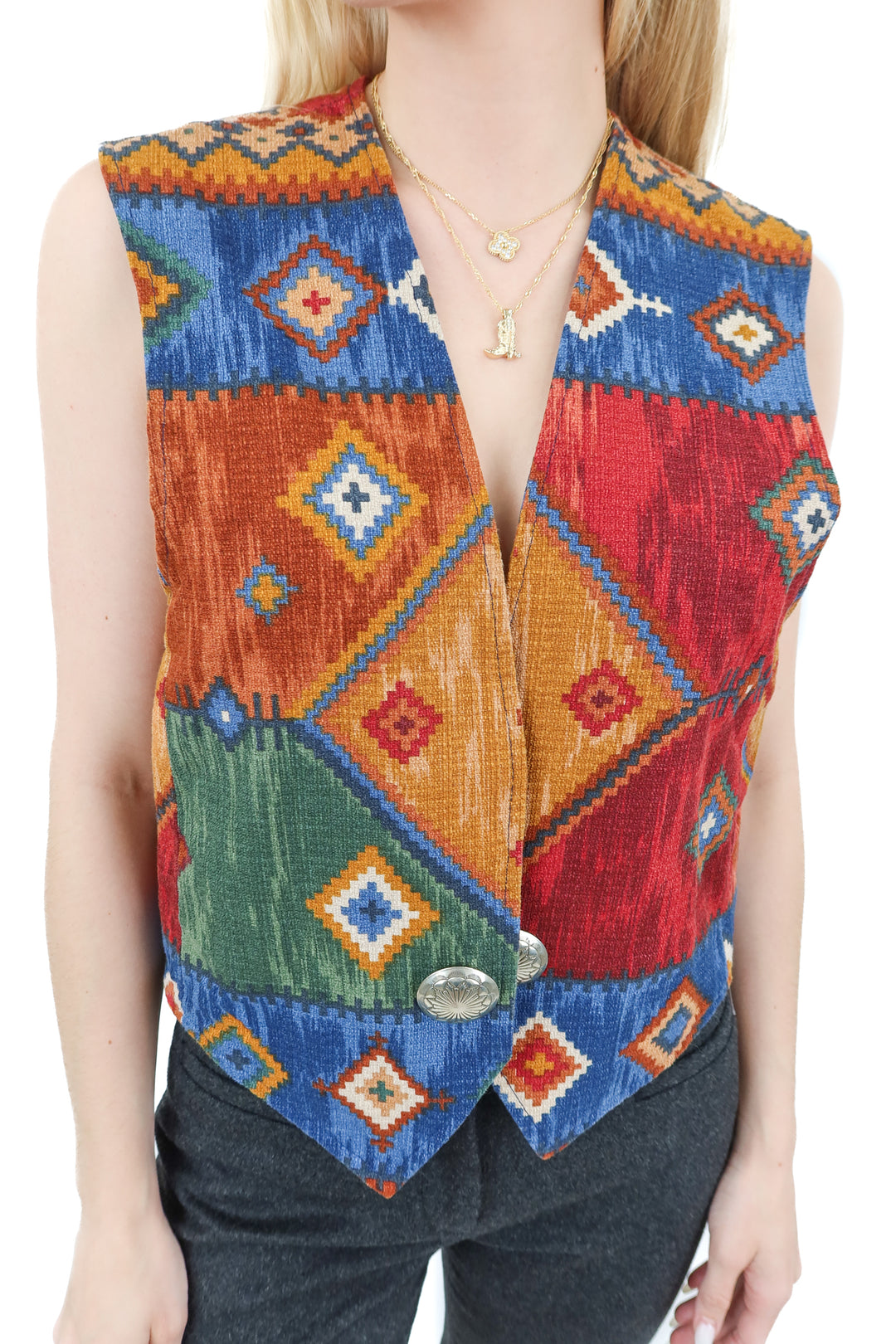 wraps vintage western vest (L)