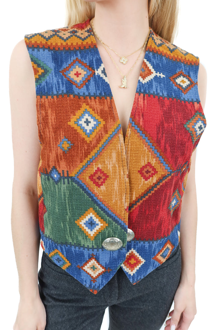 wraps vintage western vest (L)