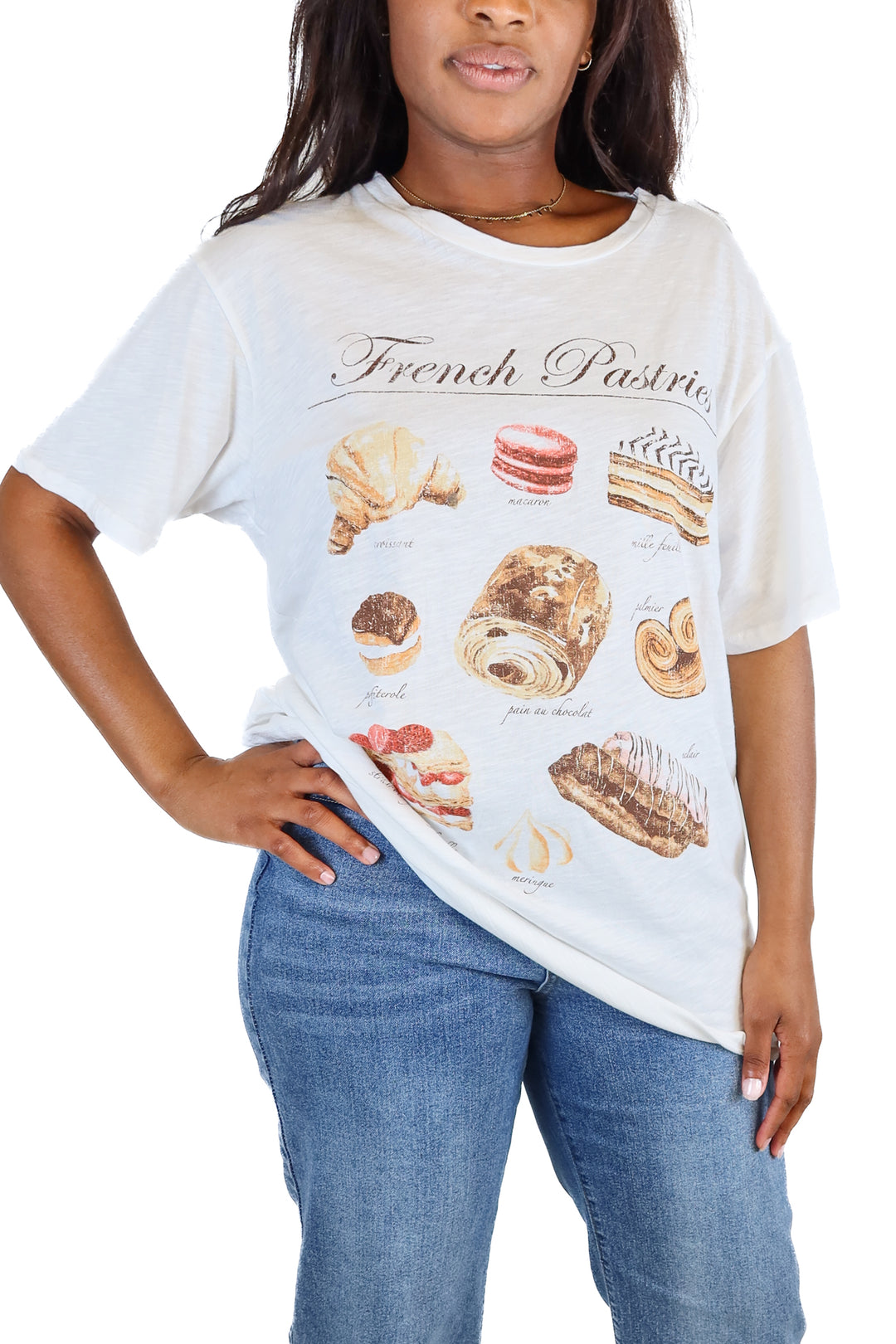 altard state french pastries graphic tee NWT (XL; Retail $48)
