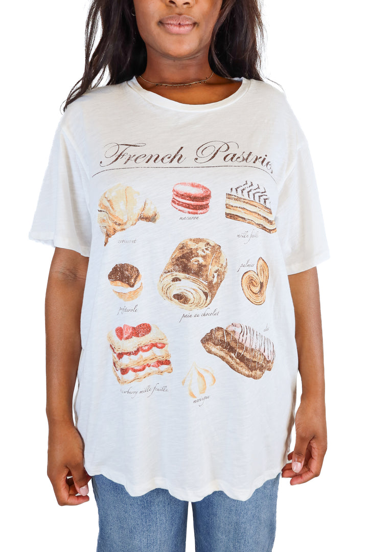altard state french pastries graphic tee NWT (XL; Retail $48)
