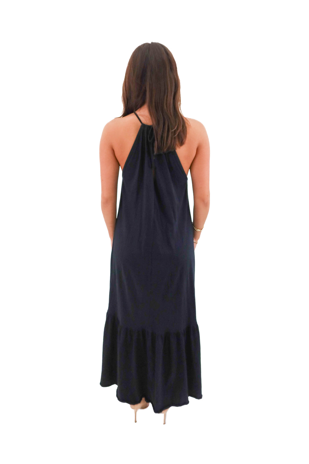 mango black maxi dress (2)