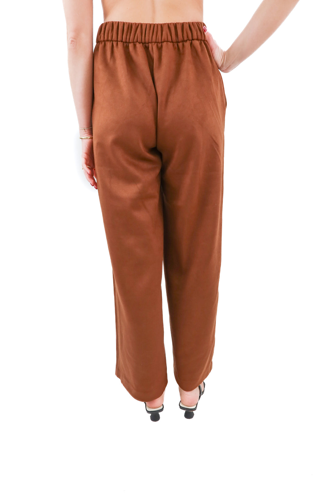 ann taylor weekend brown wide leg pants (0; retail $159)