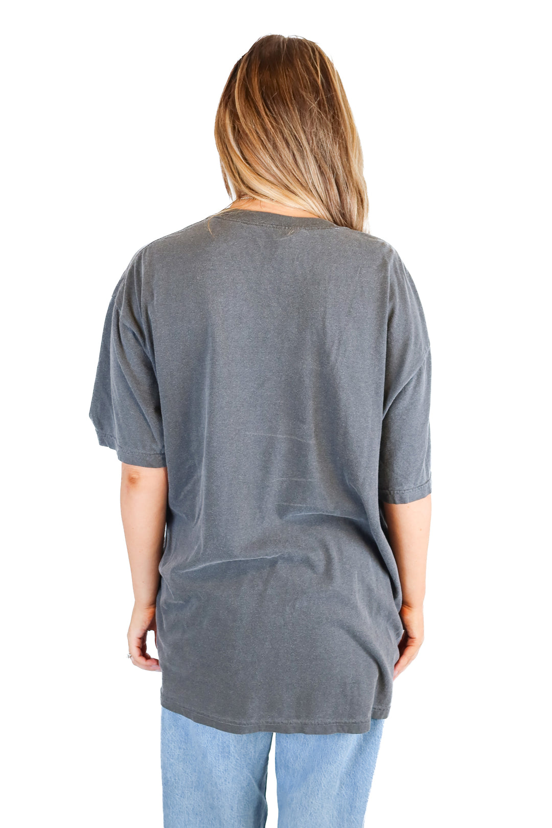 comfort colors grey western tee (xl)