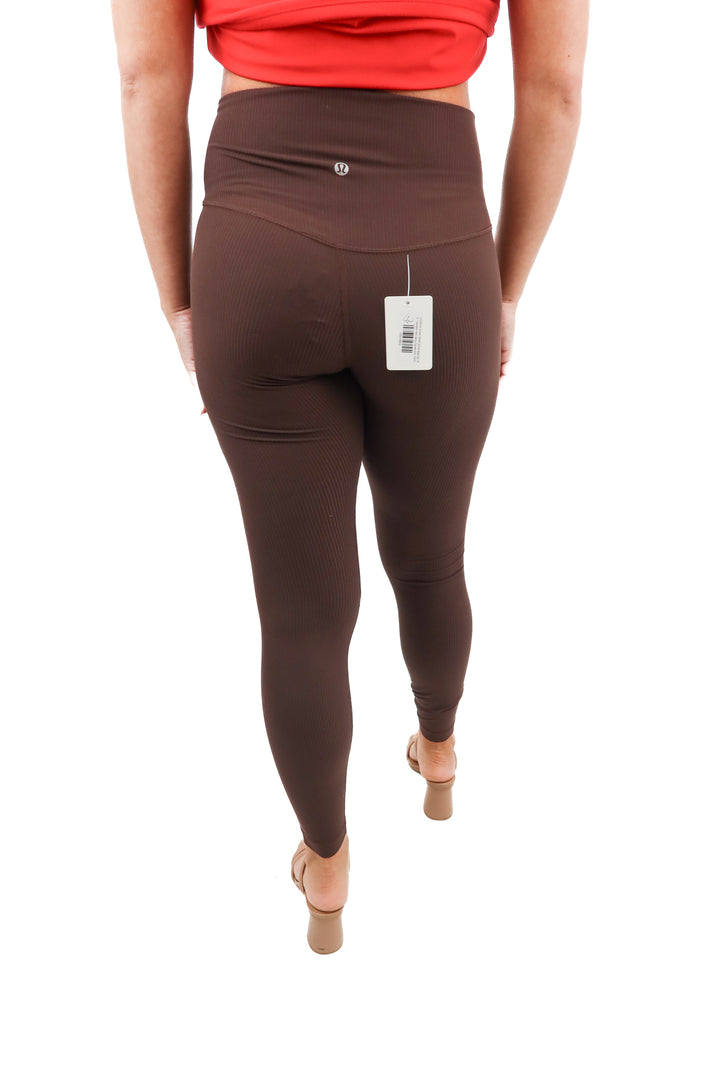 Lululemon brown ribbed active leggings (6)