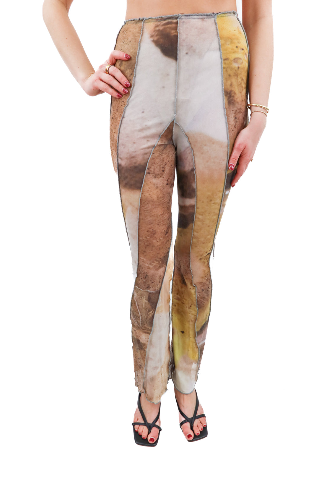 woodrose deli x caroline zimbalist sheer pants (s; retail $128)