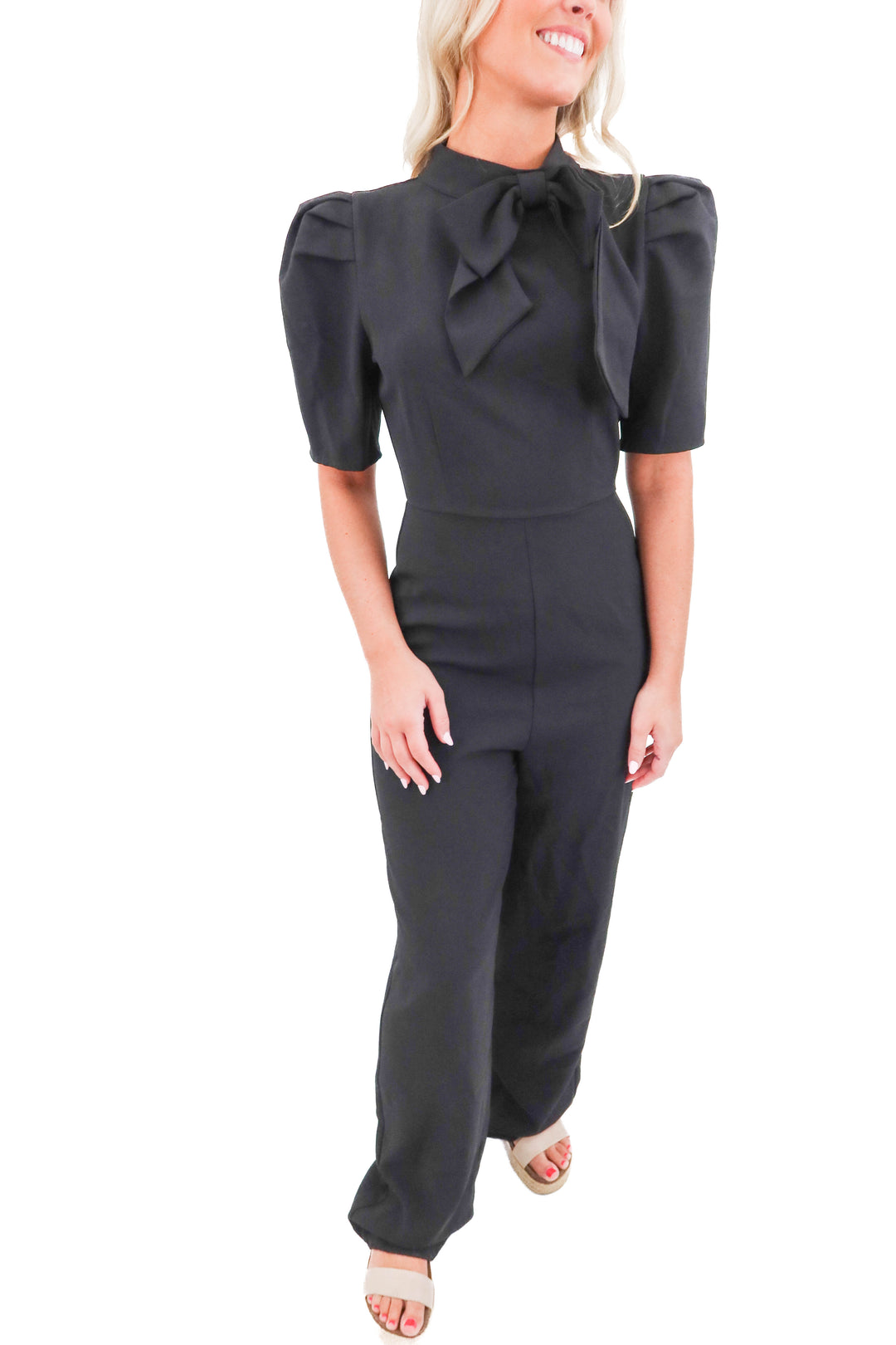 sugarlips black jumpsuit (xs)