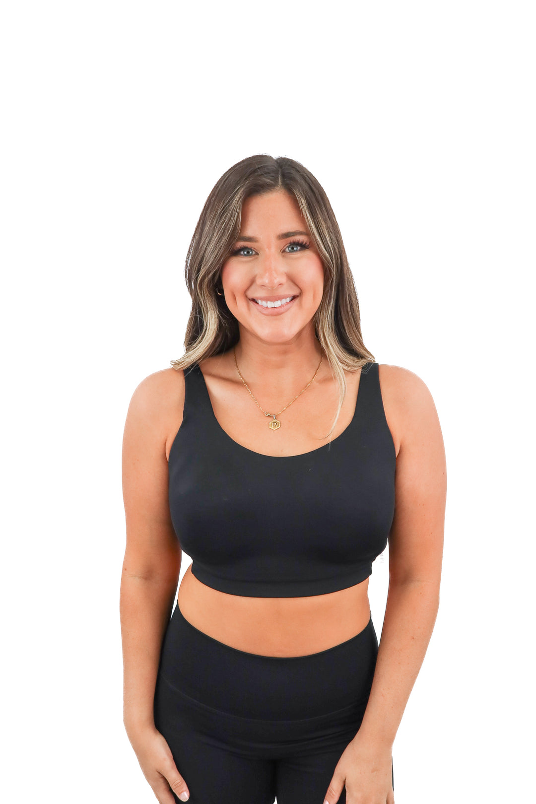 Athleta black bra (36DD)