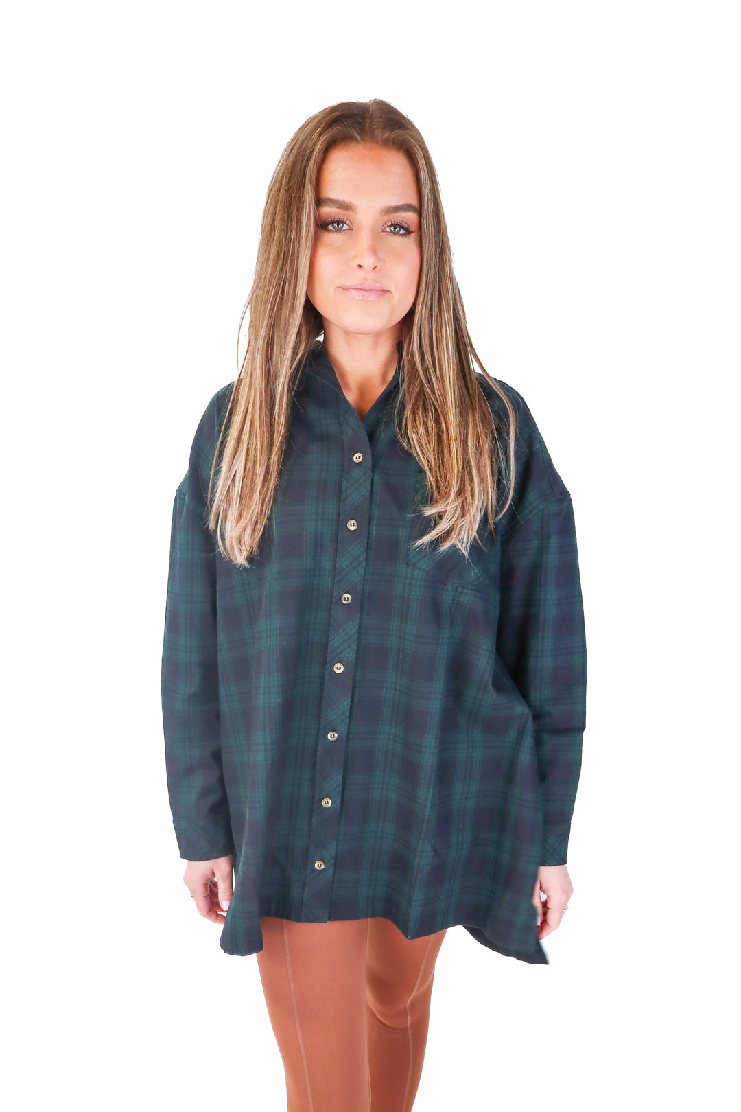 superdown dark plaid button up dress NWT (S; retail $78)
