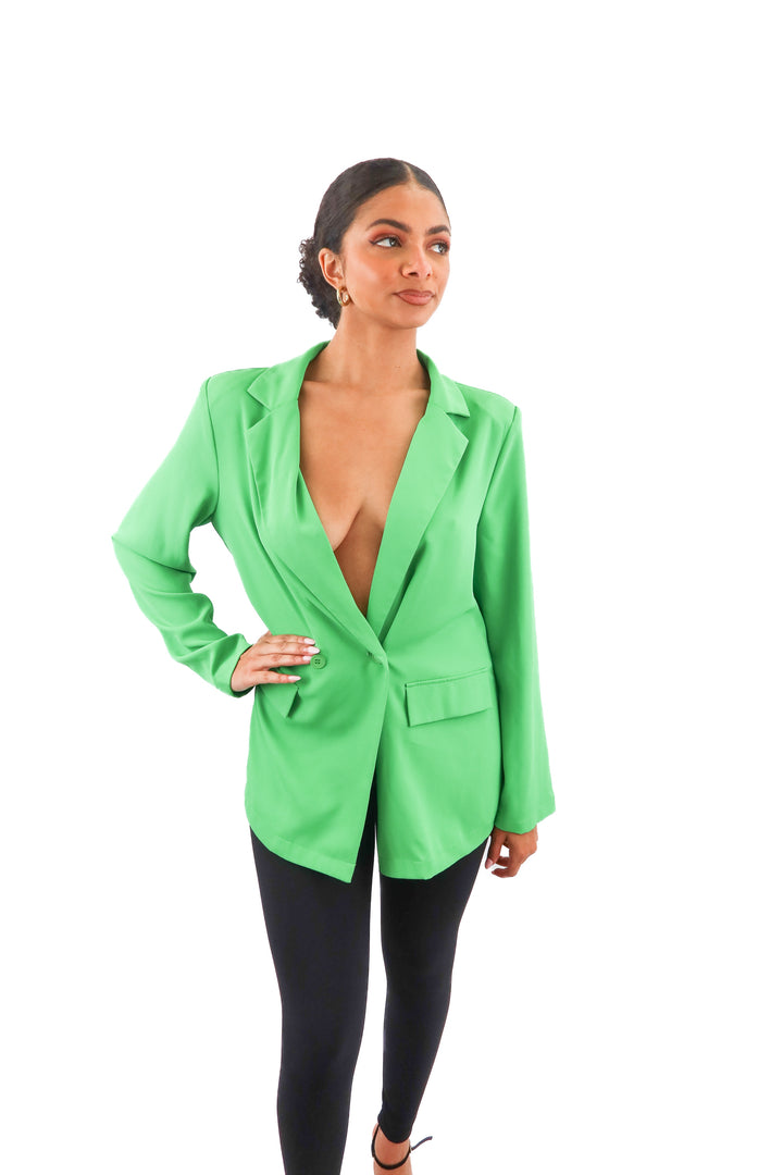 timing green blazer NWT (m)