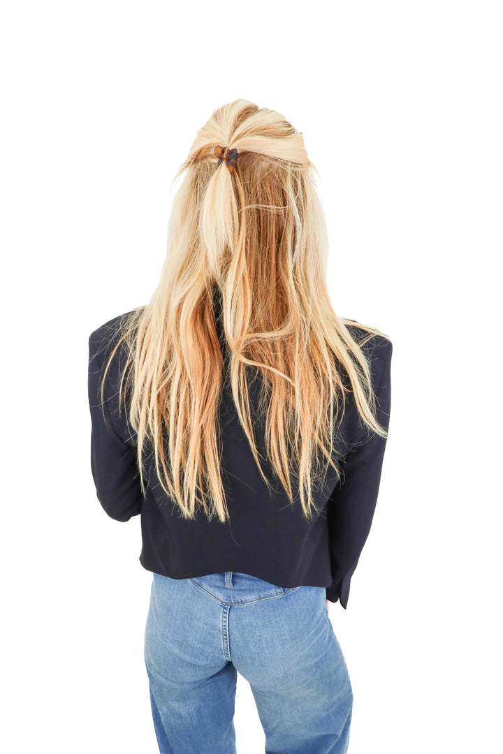 helmut lang black open blazer (6)