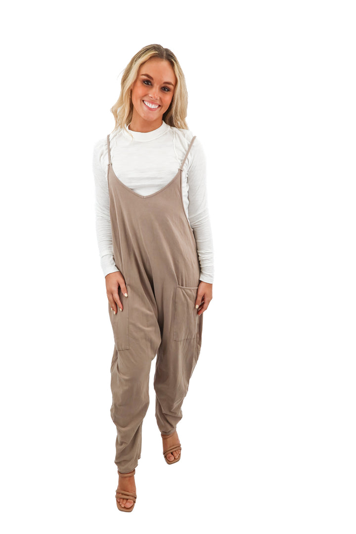 free people movement brown jumper (s; retail $70)