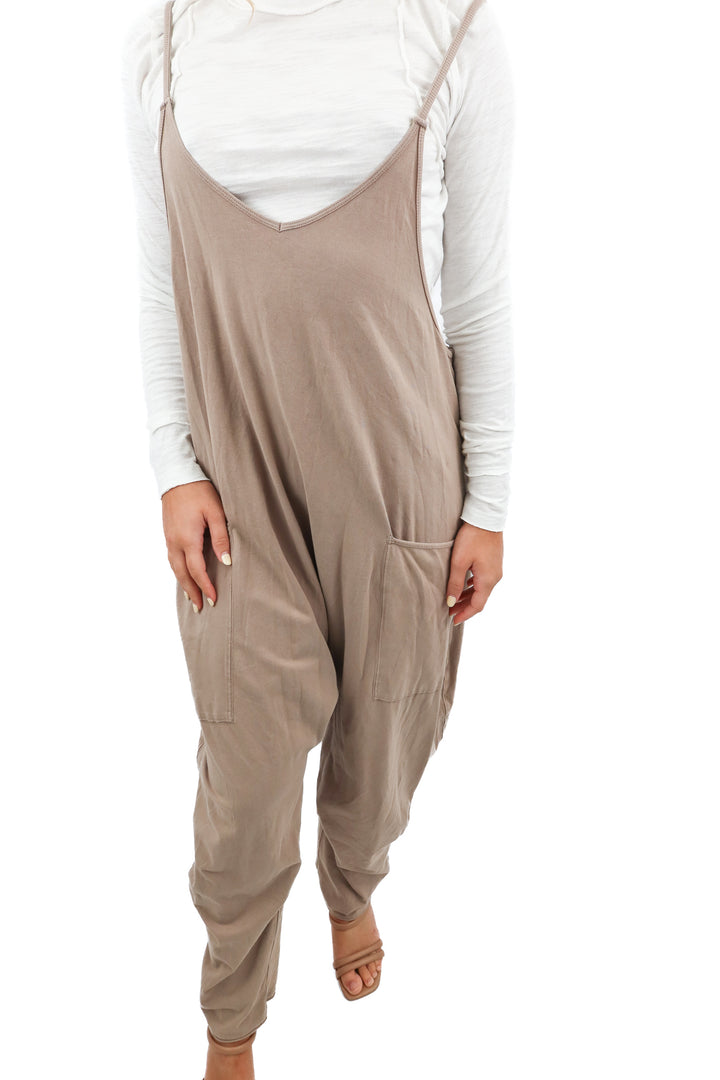 free people movement brown jumper (s; retail $70)