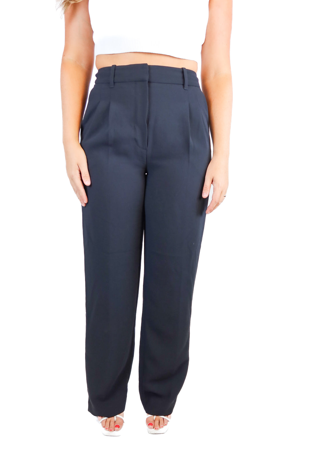 wilfred the effortless pant in black (6)