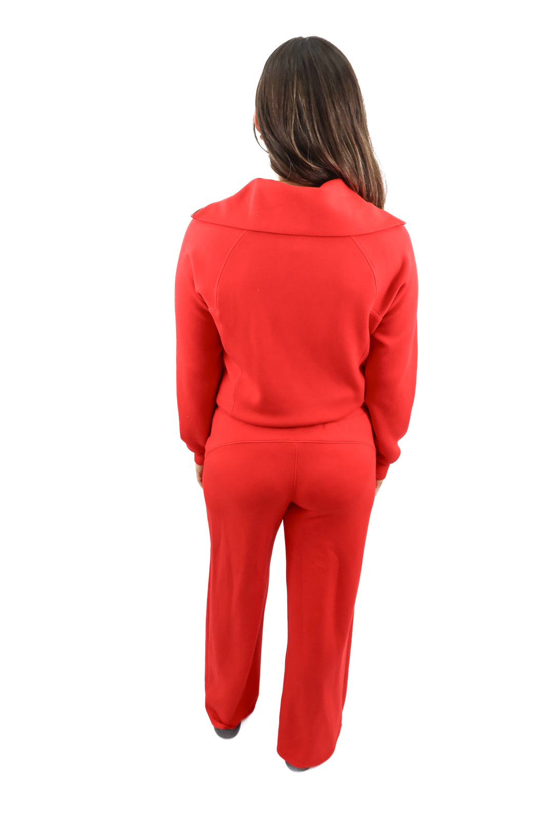 spanx red air essentials sweat set (s; retail $246)