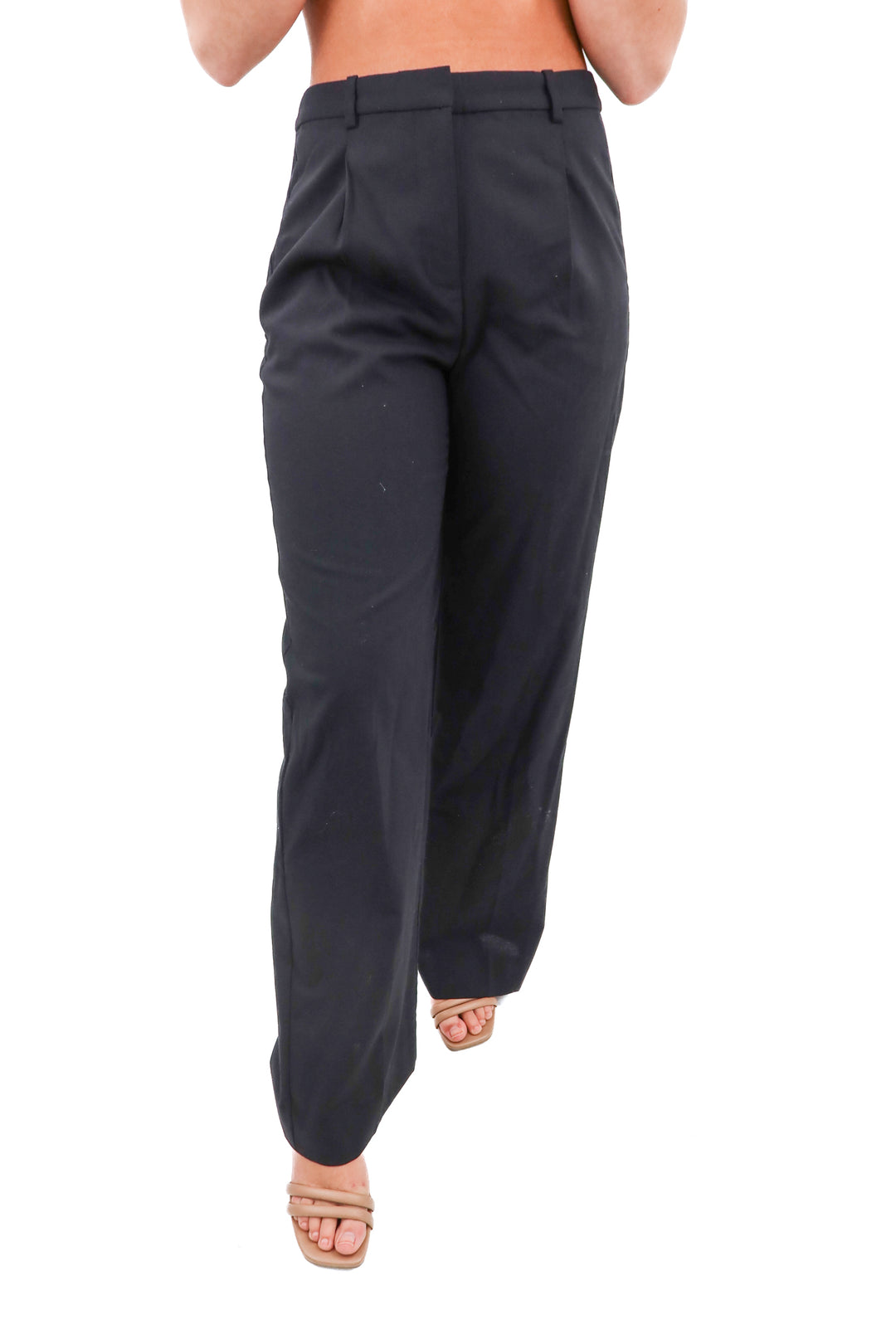j. crew black essential wide leg trouser pants NWT (0; retail $178)