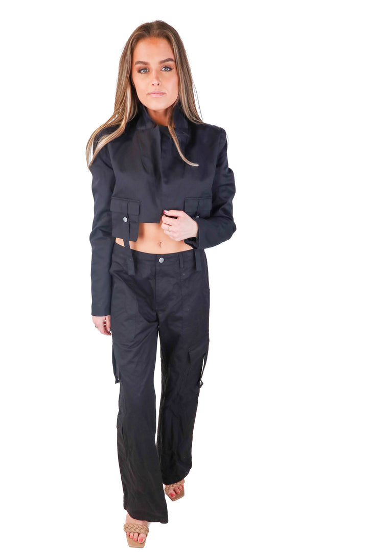 by.dyln black cargo set NWT (S; retail $104)