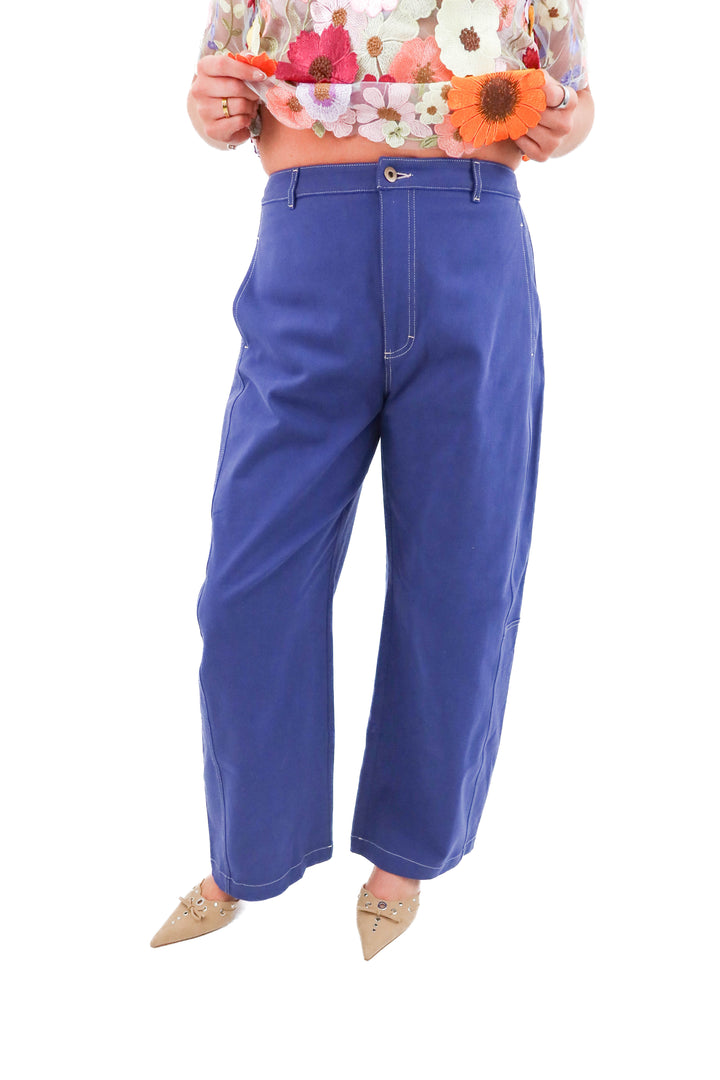 maeve navy pants nwt (8; retail $138)