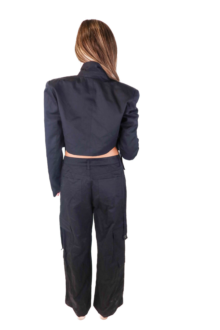 by.dyln black cargo set NWT (S; retail $104)