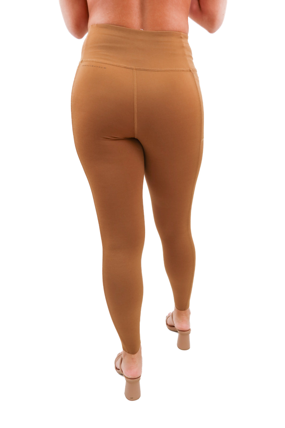 travis mathew brown leggings (xs; retail $99)
