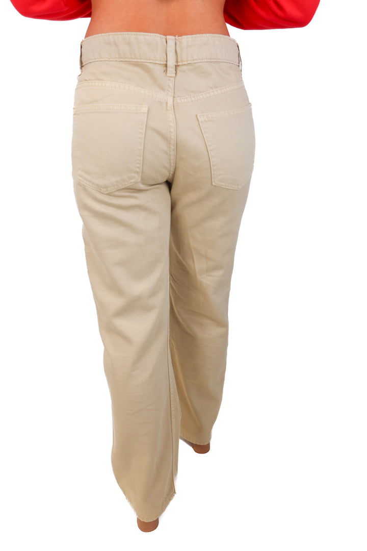 zara tan wide leg jeans (6)