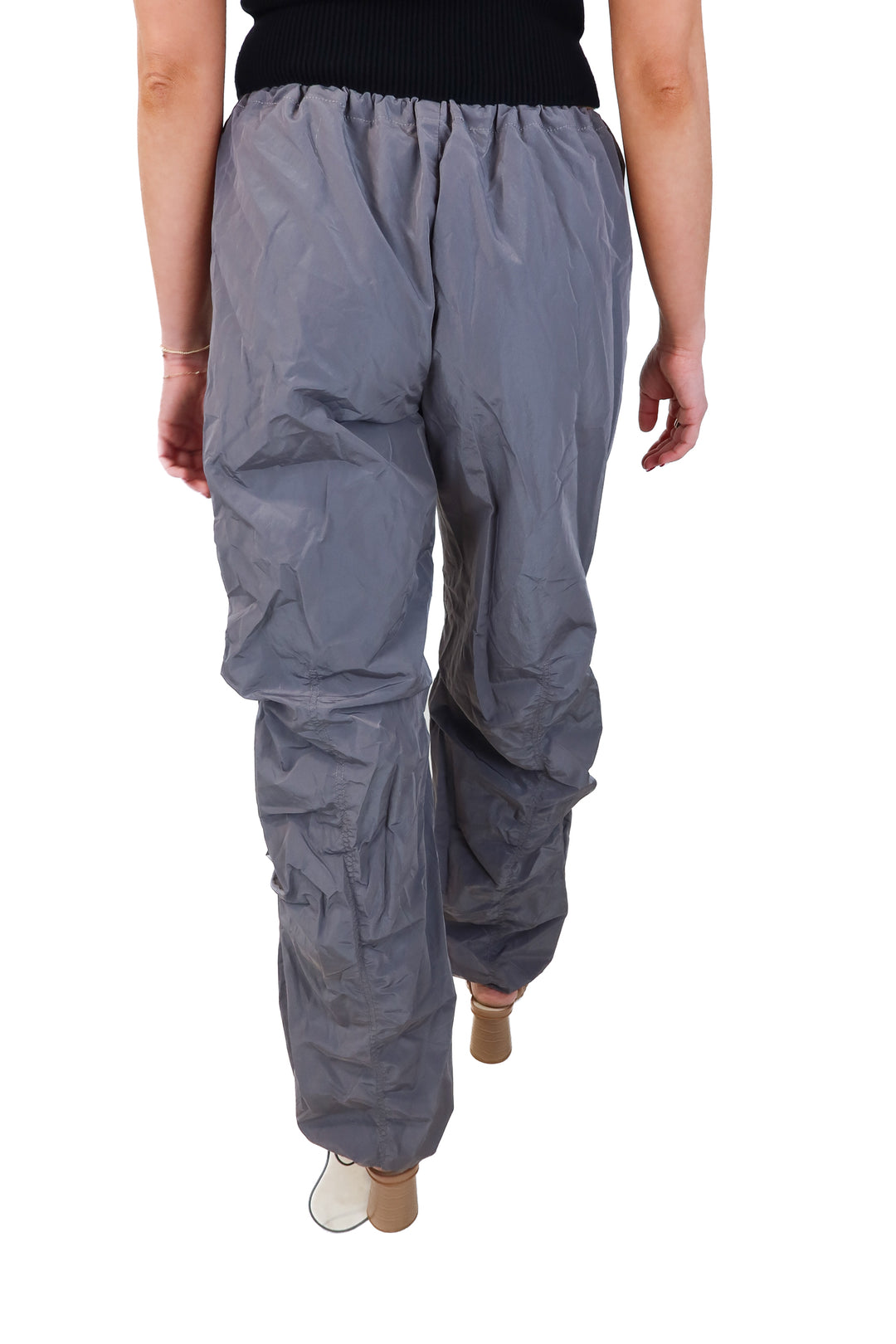 i.am.gia grey windbreaker joggers (xs; retail $120)
