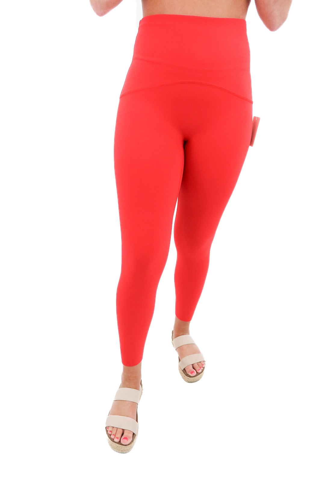 spanx red legging (m; retail $98)