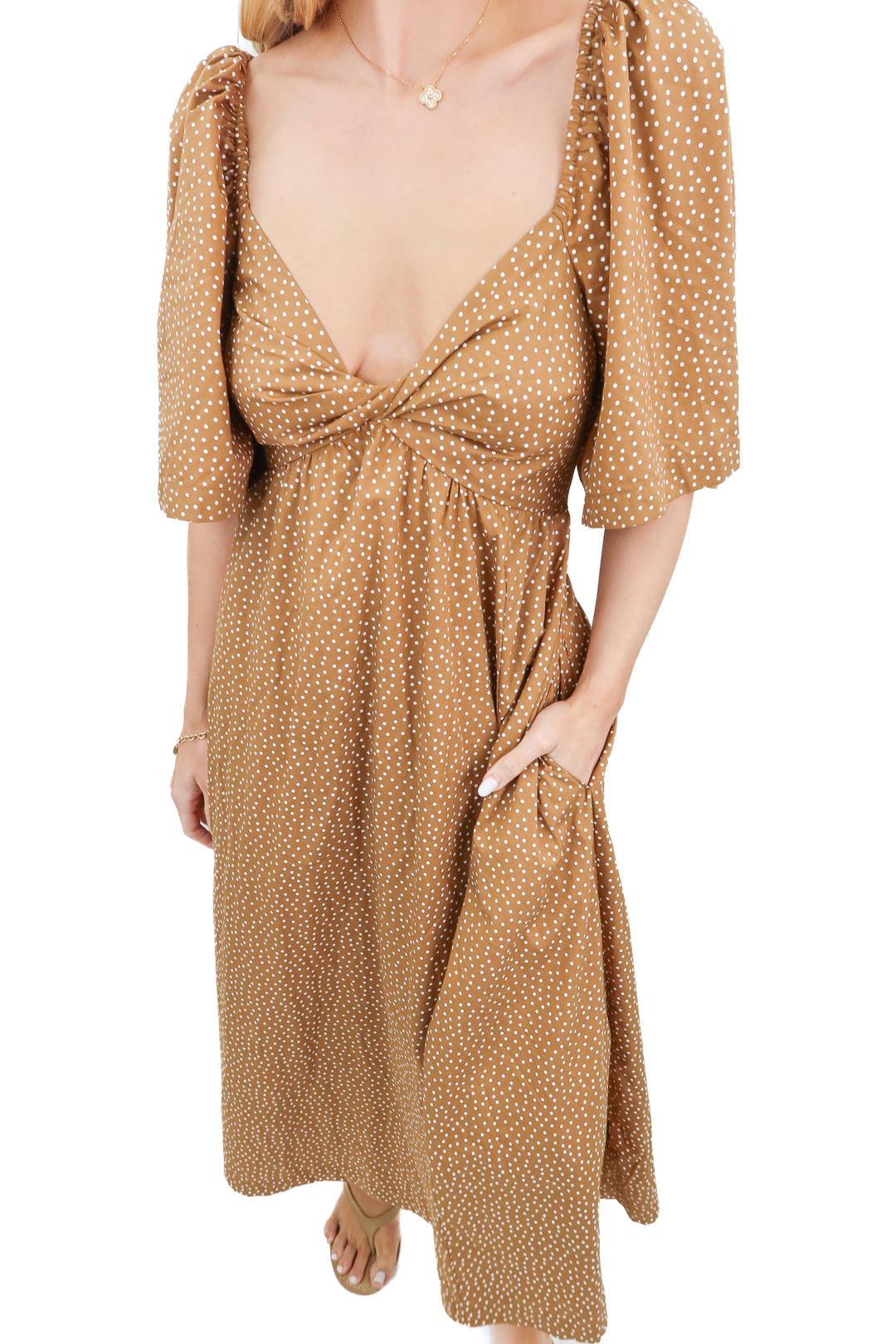 Abercrombie polka dot dress