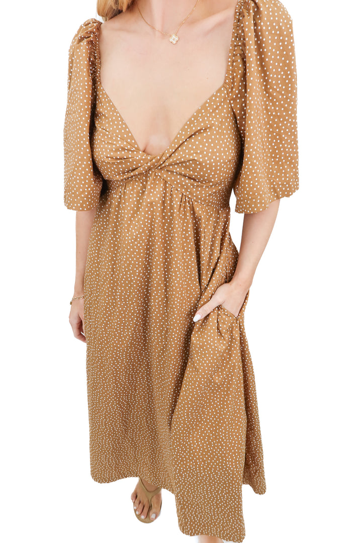 Abercrombie polka dot dress
