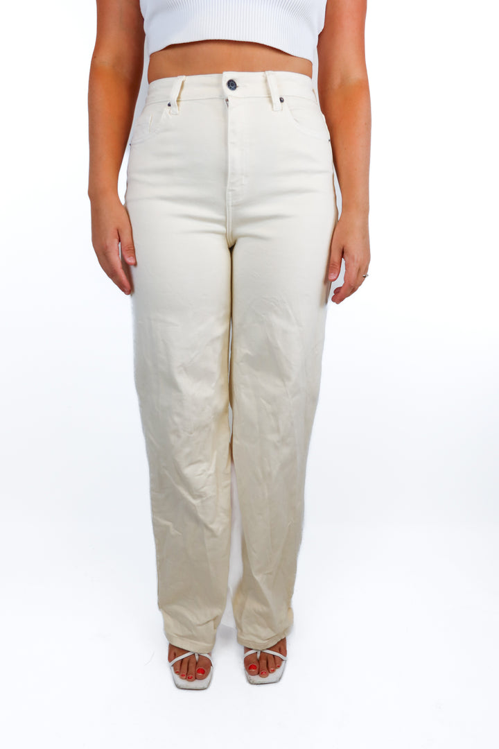 carly jean cream straight leg jeans (5)