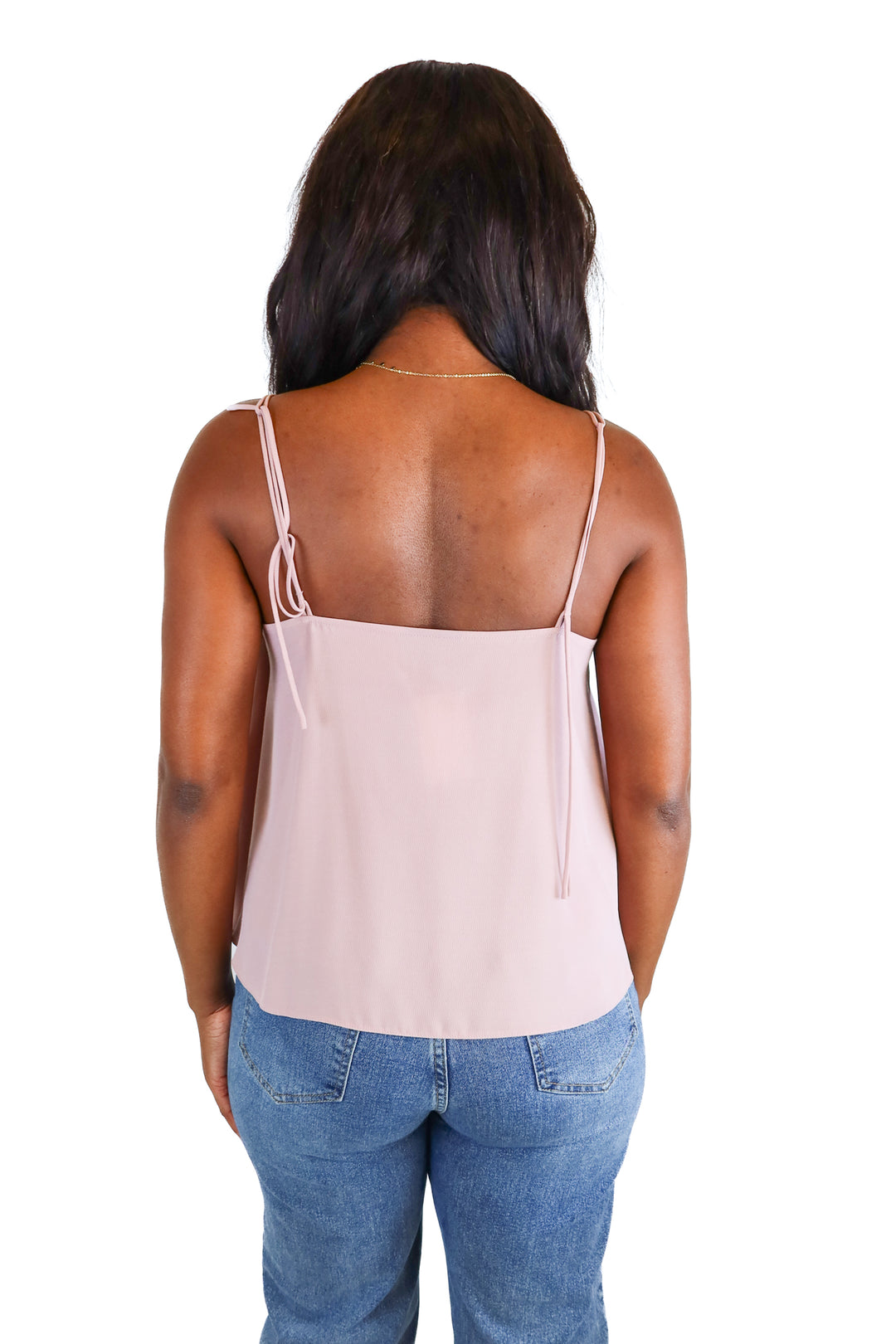 topshop mauve flowy tank (L)